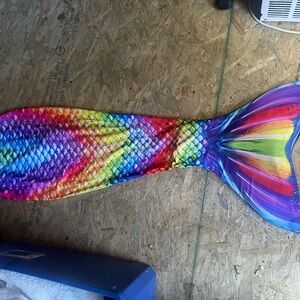 Mermaid tale with fin